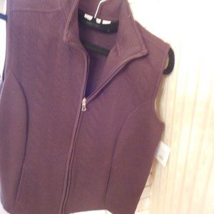 Croft & Barrow chocolate vest